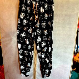 Hello Kitty HK Skwlwton Mummy black cat ghost Halloween sweatpants pijamada pjs
